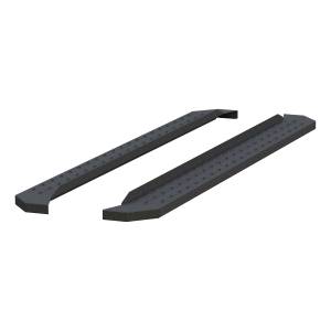ARIES - ARIES RidgeStep 6-1/2" x 85" Black Steel Running Boards (No Brackets) Black TEXTURED BLACK POWDER COAT - C2885