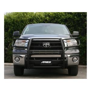 ARIES - ARIES Pro Series Black Steel Grille Guard, Select Toyota Tundra TEXTURED BLACK POWDER COAT - P2062 - Image 3