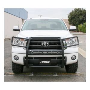 ARIES - ARIES Pro Series Black Steel Grille Guard, Select Toyota Tundra TEXTURED BLACK POWDER COAT - P2062 - Image 2