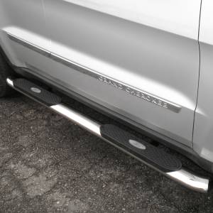 ARIES - ARIES 4" Polished Stainless Oval Side Bars, Select Jeep Grand Cherokee Stainless Polished Stainless - S221008-2 - Image 2