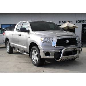 ARIES - ARIES 4" Polished Stainless Oval Side Bars, Select Toyota Tundra Stainless Polished Stainless - S222012-2 - Image 2