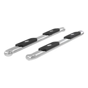ARIES - ARIES 4" Polished Stainless Oval Side Bars, Select Toyota Tundra Stainless Polished Stainless - S222012-2 - Image 3