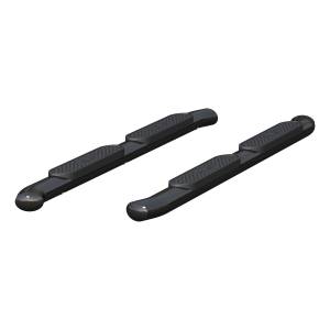 ARIES - ARIES 4" Black Steel Oval Side Bars, Select Chevrolet Colorado, GMC Canyon Extended Black SEMI-GLOSS BLACK POWDER COAT - S224052 - Image 4