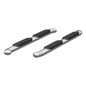 ARIES - ARIES 4" Polished Stainless Oval Side Bars, Select Chevrolet Colorado, GMC Canyon Crew Stainless Polished Stainless - S224052-2 - Image 2