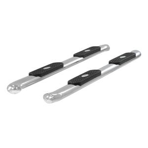 ARIES 4" Polished Stainless Oval Side Bars, Select Ram 1500, Dodge Ram 1500 Stainless Polished Stainless - S225016-2