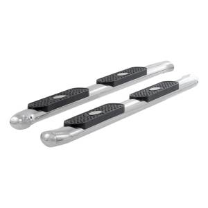 ARIES 4" Polished Stainless Oval Side Bars, Select Ram 1500, Dodge Ram 1500 Stainless Polished Stainless - S225017-2