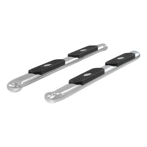 ARIES - ARIES 4" Polished Stainless Oval Side Bars, Select Dodge Ram 1500, 2500, 3500 Stainless Polished Stainless - S225008-2 - Image 3