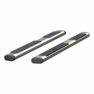 ARIES - ARIES 6" x 75" Polished Stainless Oval Side Bars (No Brackets) Stainless Polished Stainless - S2875 - Image 1