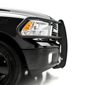 ARIES - ARIES Pro Series Black Steel Grille Guard with Light Bar, Select Dodge, Ram 1500 Black TEXTURED BLACK POWDER COAT - 2170028 - Image 8