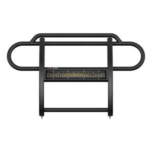 ARIES - ARIES Pro Series Black Steel Grille Guard with Light Bar, Select Jeep JL, Gladiator TEXTURED BLACK POWDER COAT - 2170032 - Image 10