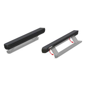 ARIES ActionTrac 69.6" Powered Running Boards (No Brackets) CARBIDE BLACK POWDER COAT - 3025165