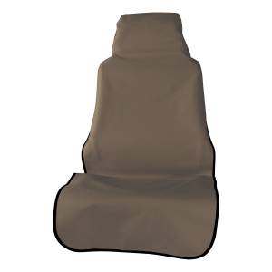 Interior - Seat Covers - ARIES - ARIES Seat Defender 58" x 23" Removable Waterproof Brown Bucket Seat Cover Brown  - 3142-18