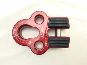 Winches - Winch Shackles - Factor 55 - Factor 55 Winch Line Shackle Mount Foldable Flatlink Multimount Red - 00225-01