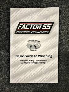 Factor 55 Basic Guide To Winching Manual - 10000
