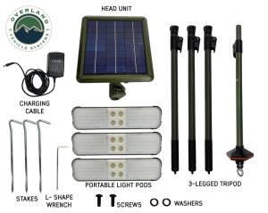 Overland Vehicle Systems - Overland Vehicle Systems Wild Land Camping Gear Encounter Light With 3 Removeable Pods - 15059901 - Image 9