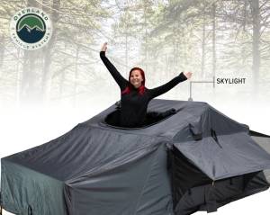 Overland Vehicle Systems - Overland Vehicle Systems Roof Top Tent 2 Person Extended Roof Top Tent With Annex Green/Gray Nomadic - 18021936 - Image 3