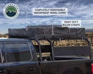 Overland Vehicle Systems - Overland Vehicle Systems Roof Top Tent 2 Person Extended Roof Top Tent With Annex Green/Gray Nomadic - 18021936 - Image 9