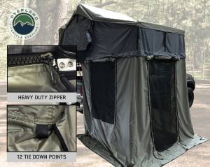 Overland Vehicle Systems - Overland Vehicle Systems Roof Top Tent 2 Person Extended Roof Top Tent With Annex Green/Gray Nomadic - 18021936 - Image 16