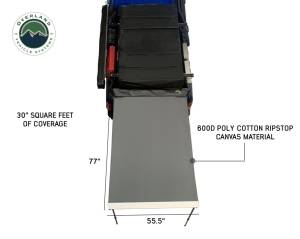 Overland Vehicle Systems - Overland Vehicle Systems Nomadic Awning 1.3 - 4.5 Foot With Black Cover - 18039909 - Image 4