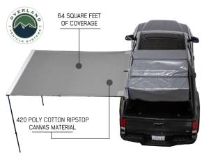 Overland Vehicle Systems - Overland Vehicle Systems Awning 2.0-6.5 Foot With Black Cover Universal Nomadic - 18049909 - Image 2