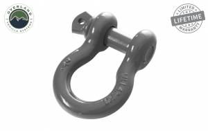 Overland Vehicle Systems Recovery Shackle 3/4 Inch 4.75 Ton Gray Universal - 19019903