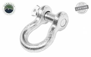 Overland Vehicle Systems - Overland Vehicle Systems Recovery Shackle 3/4 Inch 4.75 Ton Steel Zinc - 19019905 - Image 1