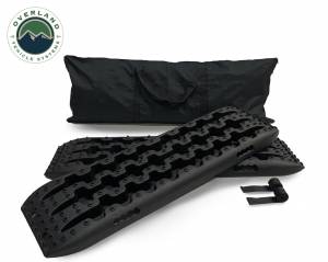 Overland Vehicle Systems - Overland Vehicle Systems Recovery Ramp With Pull Strap and Storage Bag Black/Black - 19169910 - Image 1