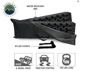 Overland Vehicle Systems - Overland Vehicle Systems Recovery Ramp With Pull Strap and Storage Bag Black/Black - 19169910 - Image 6