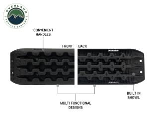Overland Vehicle Systems - Overland Vehicle Systems Recovery Ramp With Pull Strap and Storage Bag Black/Black - 19169910 - Image 7