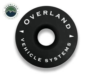 Overland Vehicle Systems - Overland Vehicle Systems Recovery Ring 6.25 Inch 45,000 LBS Black With Storage Bag Universal - 19240004 - Image 2