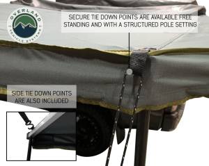 Overland Vehicle Systems - Overland Vehicle Systems Awning Tent 270 Degree Driver Side Dark Gray Cover With Black Cover Nomadic - 19519907 - Image 9