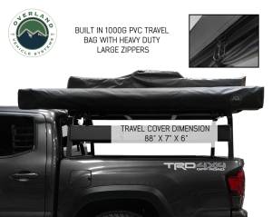 Overland Vehicle Systems - Overland Vehicle Systems Awning Tent 270 Degree Driver Side Dark Gray Cover With Black Cover Nomadic - 19519907 - Image 16