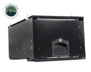 Overland Vehicle Systems - Overland Vehicle Systems Cargo Box With Slide Out Drawer Size Black Powder Coat Universal - 21010301 - Image 2