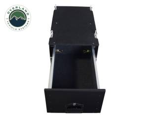 Overland Vehicle Systems - Overland Vehicle Systems Cargo Box With Slide Out Drawer Size Black Powder Coat Universal - 21010301 - Image 5