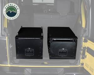 Overland Vehicle Systems - Overland Vehicle Systems Cargo Box With Slide Out Drawer Size Black Powder Coat Universal - 21010301 - Image 6
