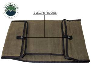 Overland Vehicle Systems - Overland Vehicle Systems Rolled Bag General Tools With Handle And Straps Brown 16 LB Waxed Canvas Canyon Bag Universal - 21079941 - Image 5
