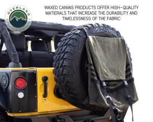 Overland Vehicle Systems - Overland Vehicle Systems Extra Large Trash Bag Tire Mount 16 LB Waxed Canvas Universal - 21099941 - Image 4