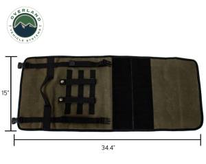 Overland Vehicle Systems - Overland Vehicle Systems First Aid Bag Rolled Brown 16 Lb Waxed Canvas Canyon Bag - 21109941 - Image 8