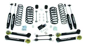 TeraFlex TJ 3" Lift Kit w/ 4 Lower FlexArms & 9550 Shocks TJ 3" 4-Arm & 9550 - 1456332