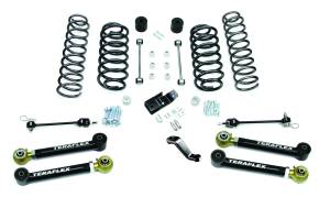 TeraFlex TJ 4" Lift Kit w/ 4 Lower FlexArms & Trackbar TJ 4" 4-Arm Lift - 1456430