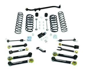 TeraFlex TJ 4" Lift Kit w/ 8 FlexArms & Trackbar TJ 4" 8-Arm Lift - 1456450