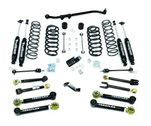 TeraFlex TJ 4" Lift Kit w/ 8 FlexArms, Trackbar & 9550 Shocks TJ 4" 8-Arm & 9550 - 1456452