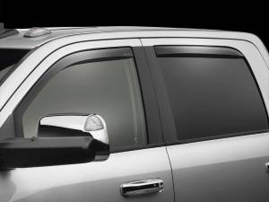 WeatherTech Front & Rear Side Window Deflectors 2009-2023 Dodge Ram 1500