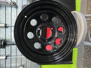  Black Steel Modular Wheel (set of 5)
