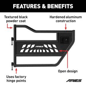 Aries Door; Tubular (Jeep JK)