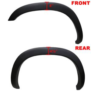 2002-2009 Dodge RAM Smooth Factory OE Style Fender Flares - Image 1