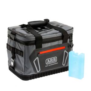 ARB - ARB Cooler Bag Charcoal w/ Red Highlights 15in L x 11in W x 9in H Holds 22 Cans | 10100376 - Image 6