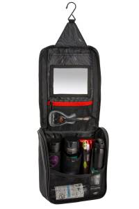 ARB - ARB Toiletries Bag Charcoal Finish w/ Red Highlights PVC Outer Shell Mesh Pockets Mirror | ARB4209 - Image 5