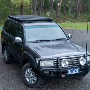 ARB Roof Rack Base with Mount Kit - Flat Rack with Wind Deflector | BASE201 - Image 2