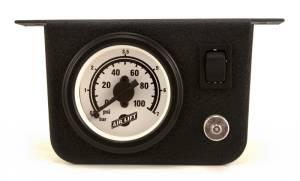 Air Lift - Air Lift Single Needle Gauge W/ 2in Lighted Panel - 100 PSI | 26156 - Image 2